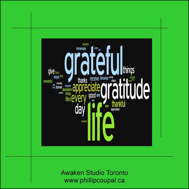 Gratitude Day 6 at the Awaken Studio Toronto http://www.awakenstudiotoronto.com