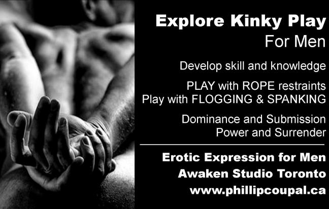 Explore Kinky PLAY and BDSM practice at the Awaken Studio Toronto www.phillipcoupal.ca