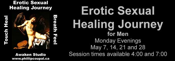 The Awaken Studio provides a space where with communal and humanistic intention all men are welcome to dynamically and fluidly, create, explore and or re-experience sexual story and history.  Awakening the heart and spirit of men to the peace and surrender of masculine erotic power.  <3 https://www.phillipcoupal.ca